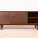 Buffet, Skovby Møbler, Modèle 65, Chêne teinté brun chocolat, Danois