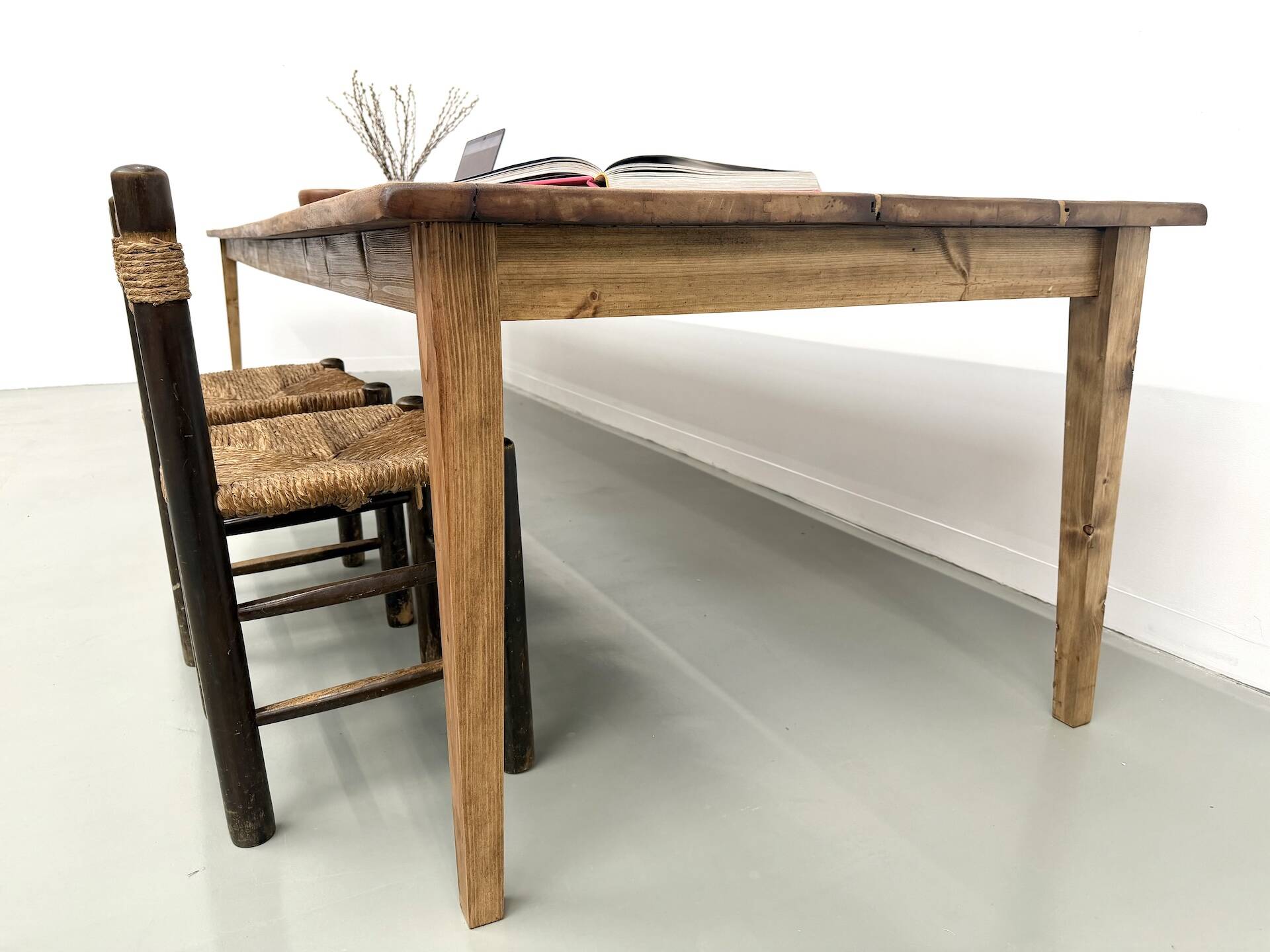 Large XXL Farm Table 4 Metres in Solid Chestnut