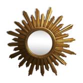 Sunny gilded wooden mirror 58x58cm