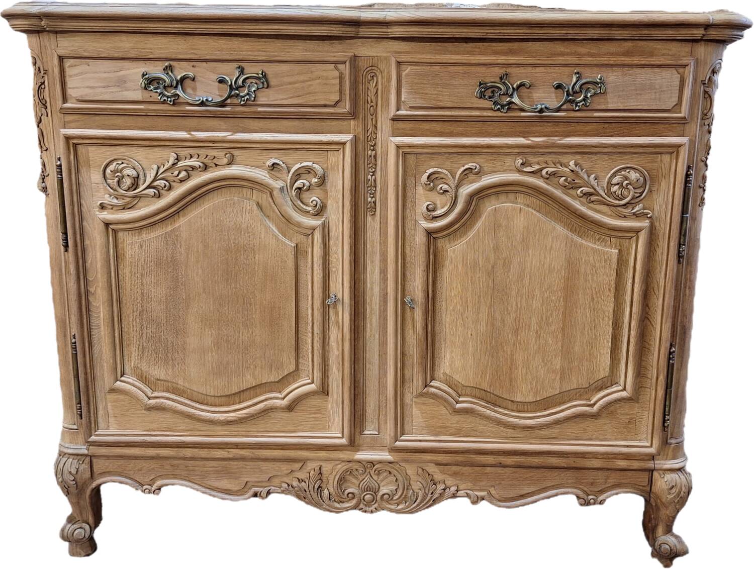 Louis XV style sideboard in solid oak