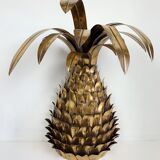 Ananas  wall light  paire  years 70" in gold metal