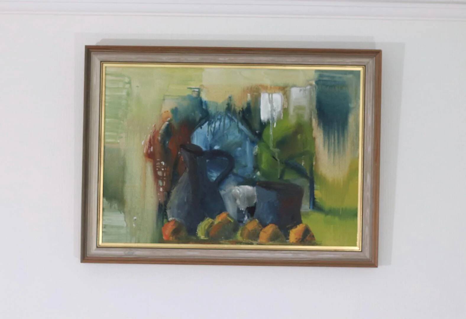 Huile sur toile suédoise originale – « Nature morte vibrante »