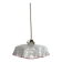 White clichy skirt suspension with raspberry spun glass edge
