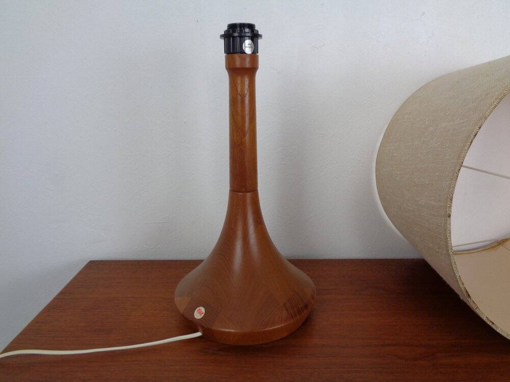 Danish Teak Table Lamp from Kirk, 1960s