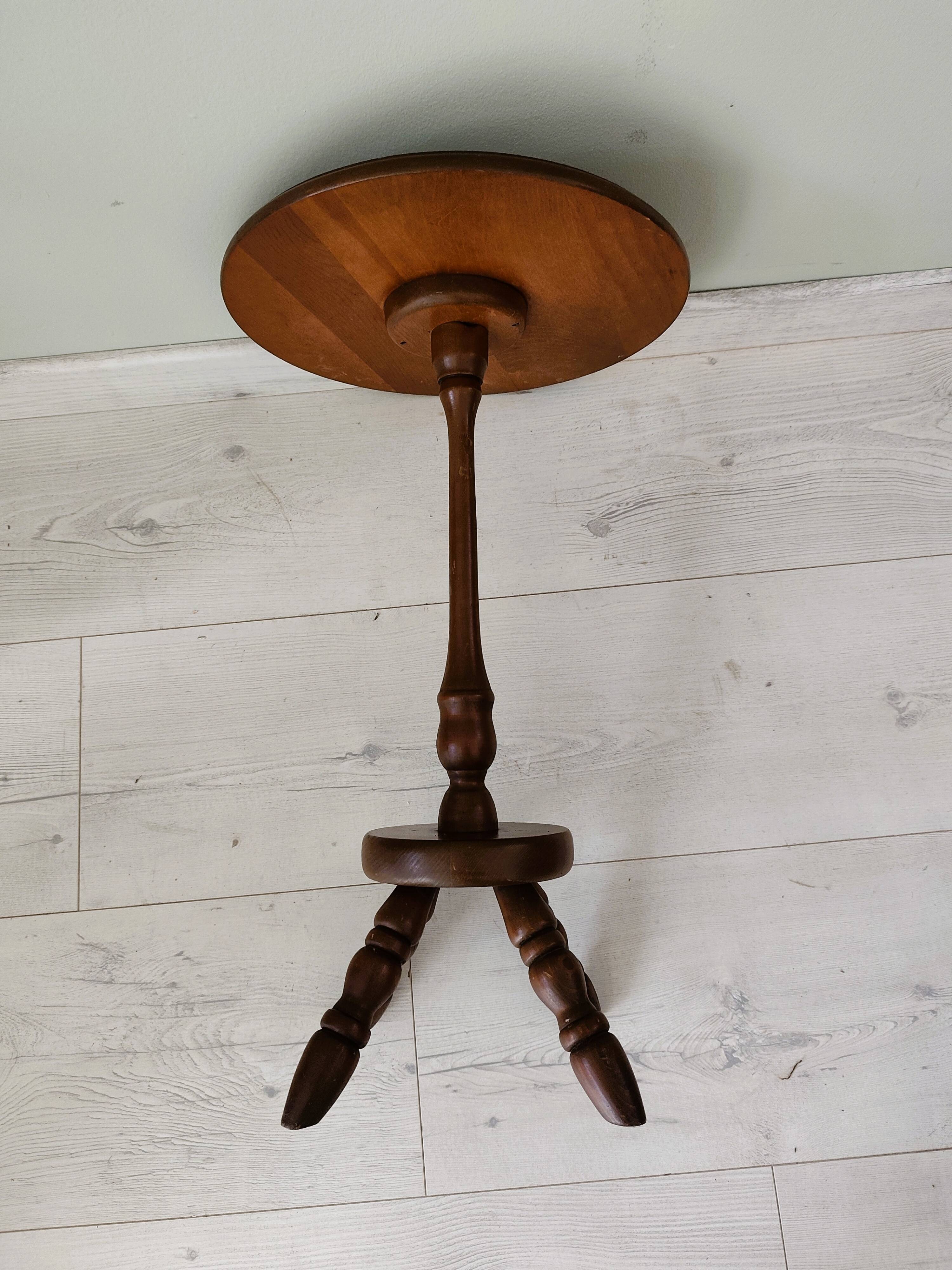 Small antique wooden side table.