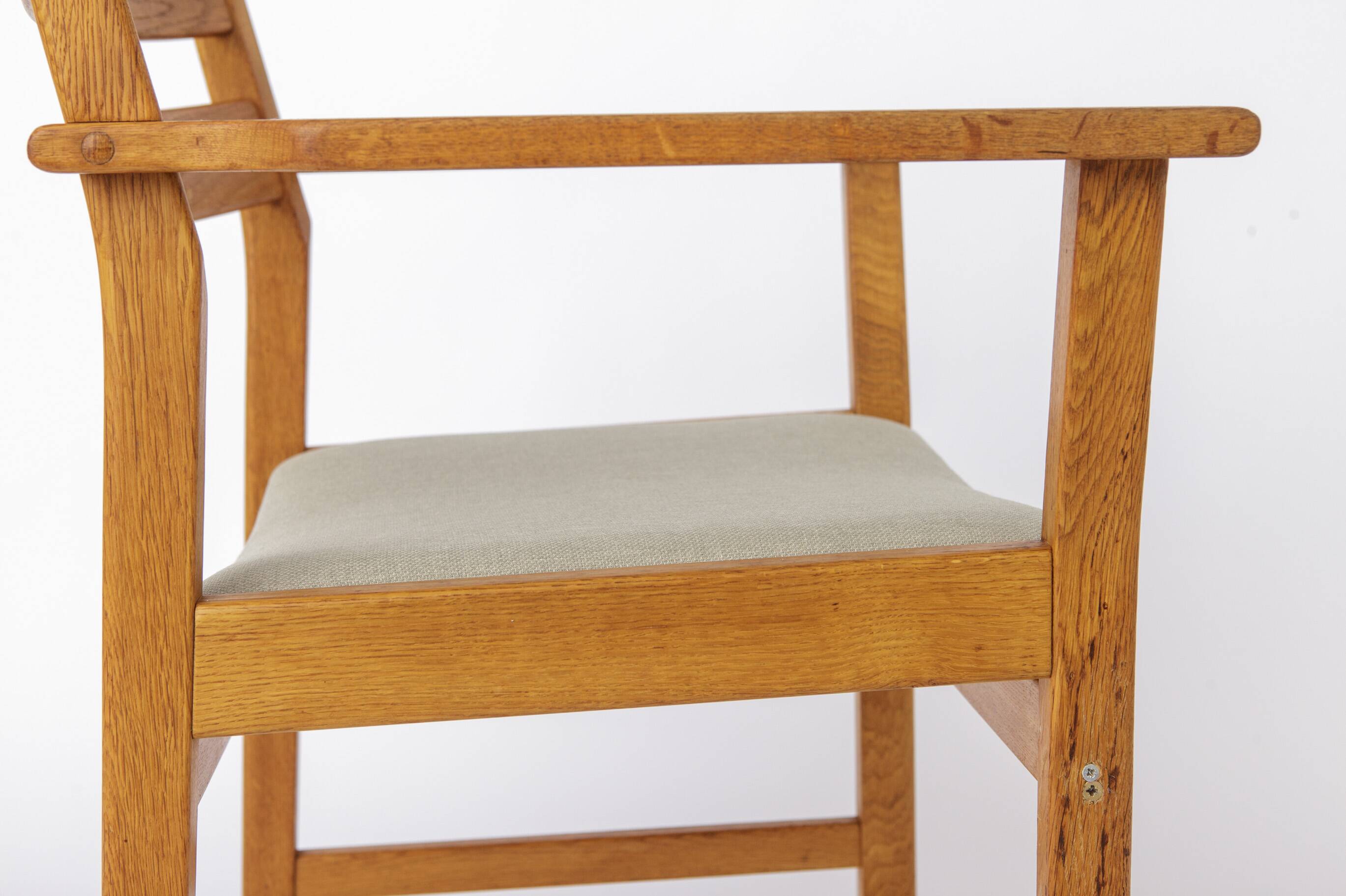 2 of 6 Kurt Østervig Oak Dining Chairs for KP Møbler, 1960s Danish