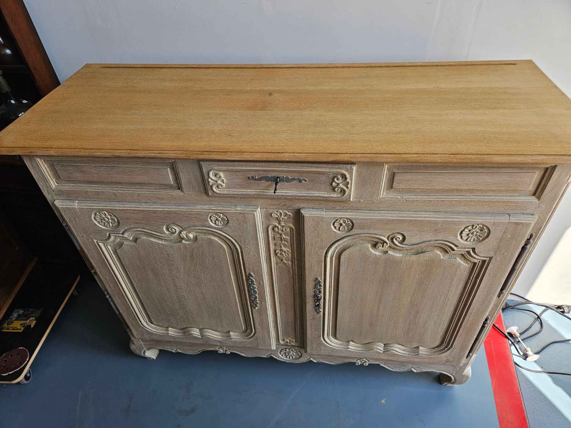 Restored wooden buffet