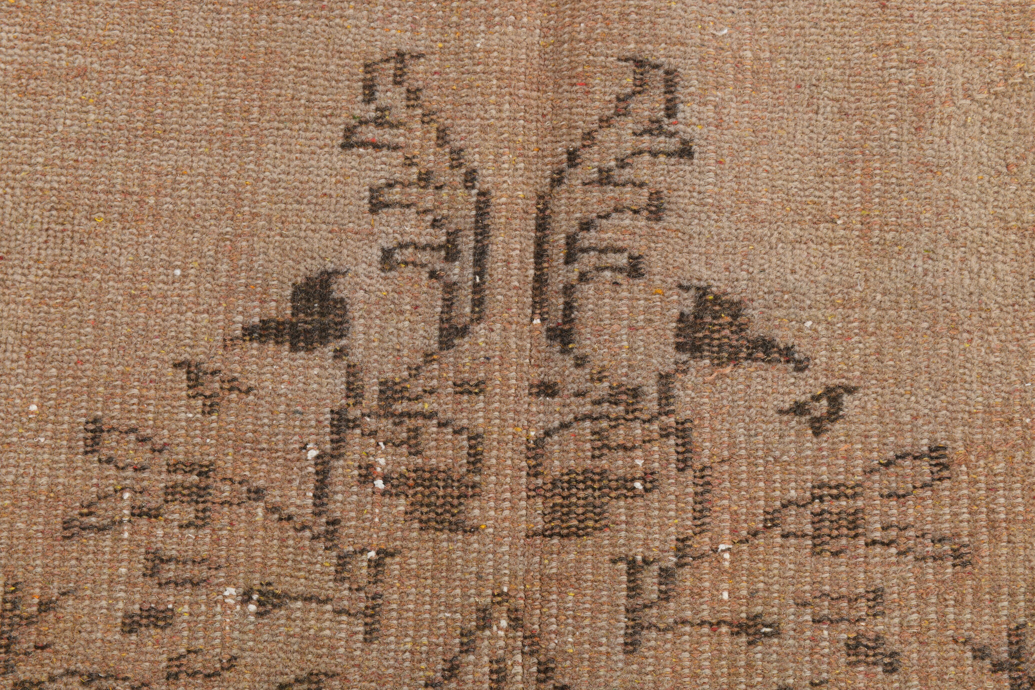 Classic floral brown vintage  rug