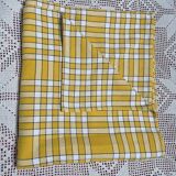 checkered tablecloth 1970