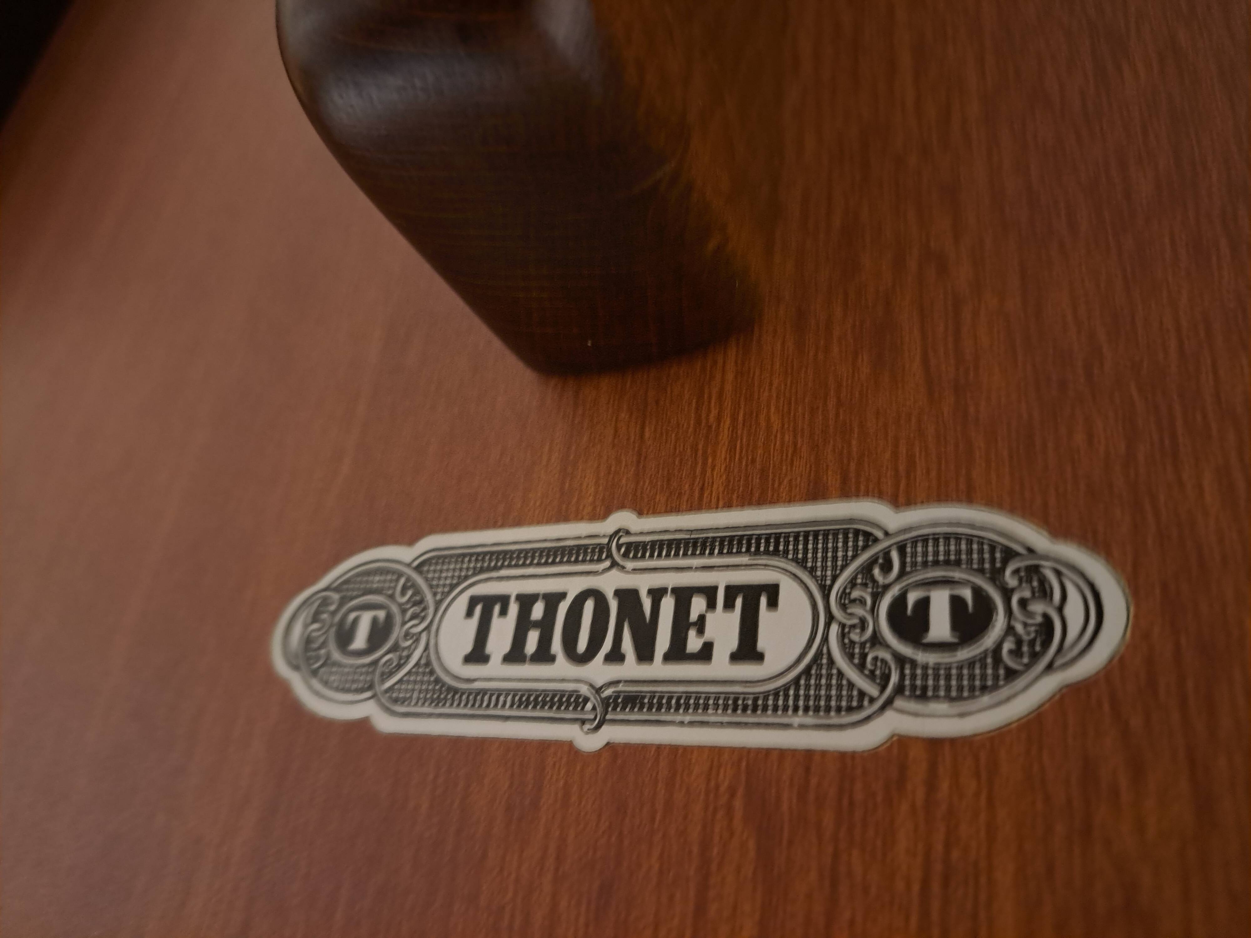 Ronde uitschuifbare eettafel Thonet