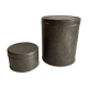 Set of 2 old weathered metal boxes