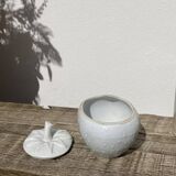 White porcelain candy dish