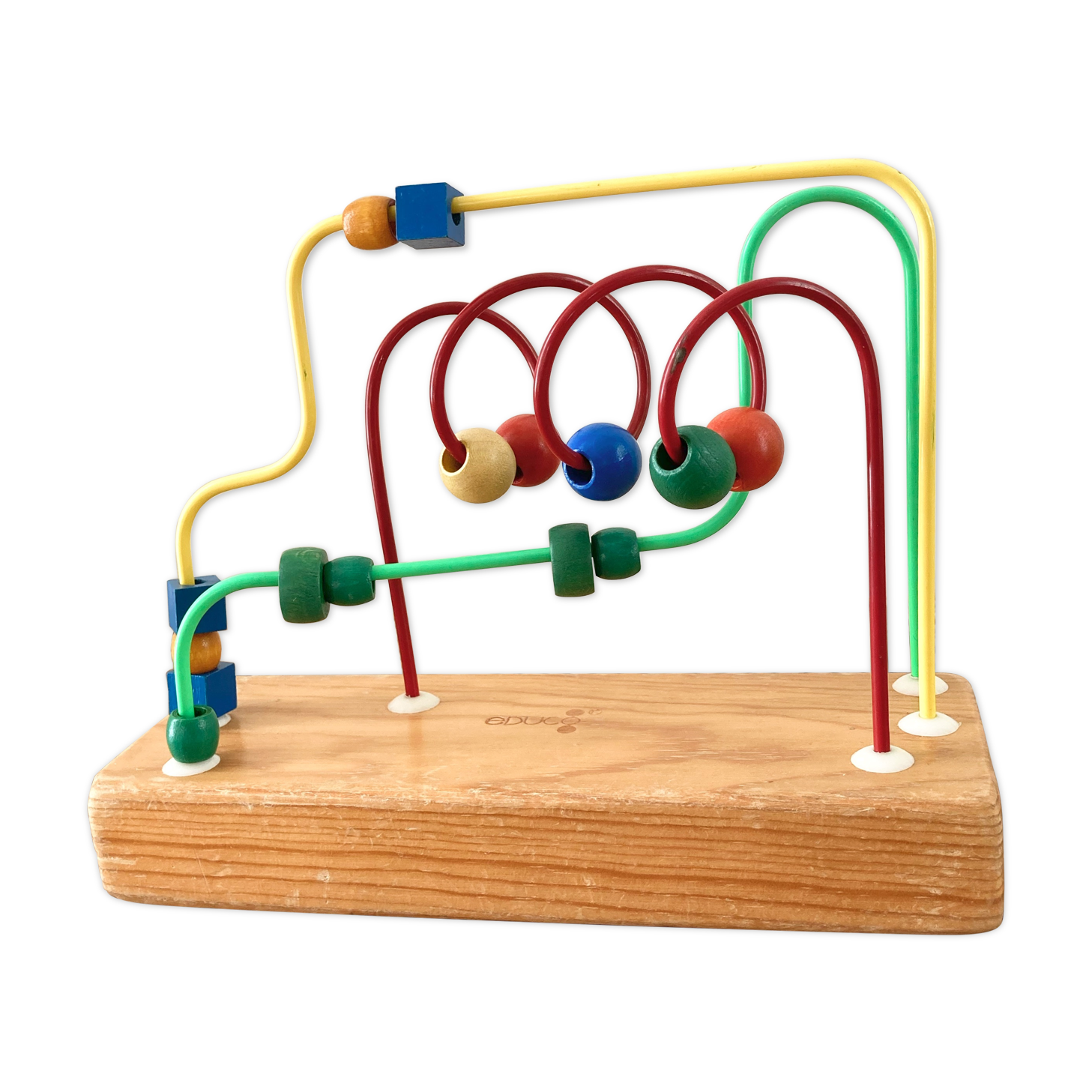 Wooden labyrinth abacus