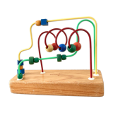 Wooden labyrinth abacus