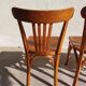 3 Luterma bistro chairs, medium oak finish