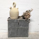 Tabouret caisse à outils en bois