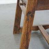 Table basse/d'appoint espagnole antique en bois fruitier