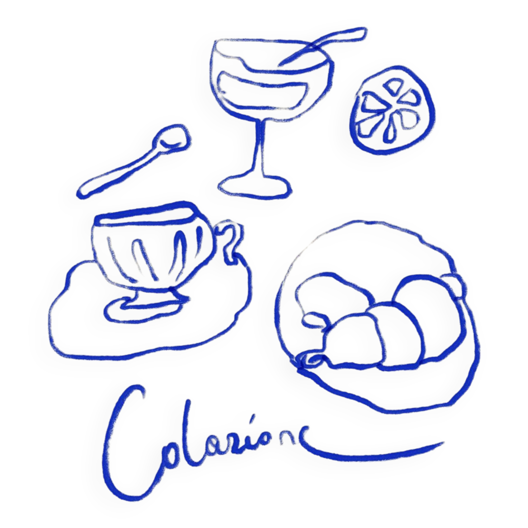 Naive Illustration giclee print, 50x70cm