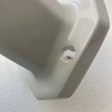 Old porcelain and vintage opaline wall lamp