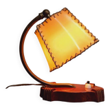 Art Deco bedside lamp in bakelite and cellulose, 1920s-30s
