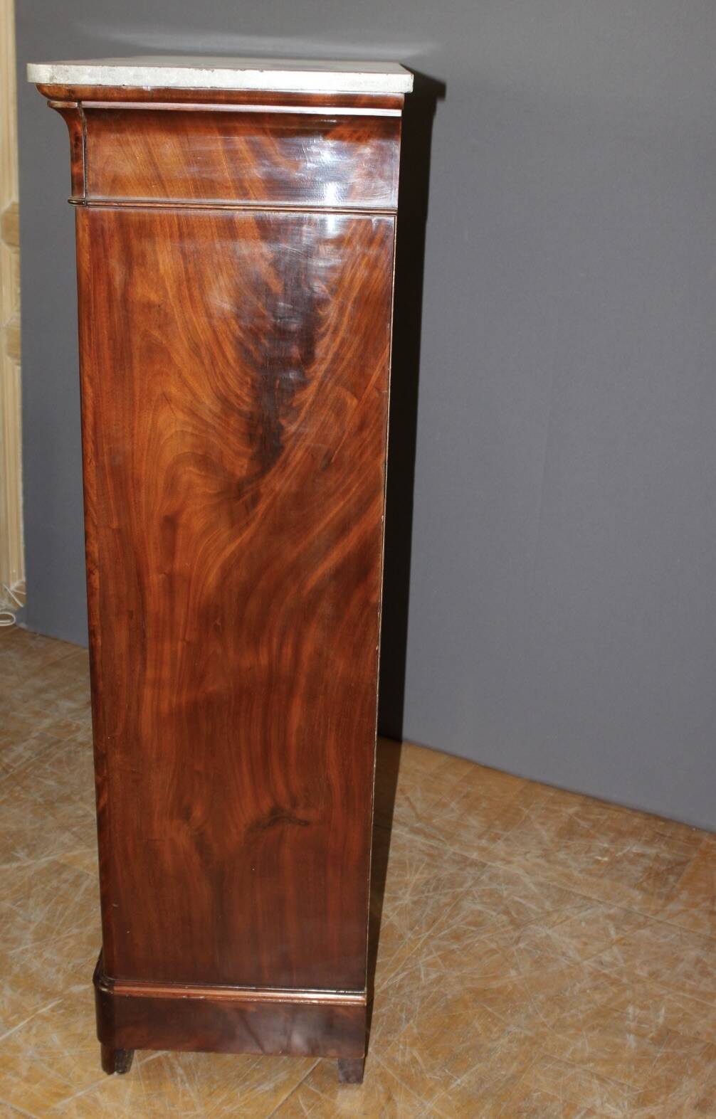 Charles X Secretary in Mahogany and Maple, early 19th century