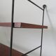 Scandinavian wall shelf modular wood and metal years 60 70