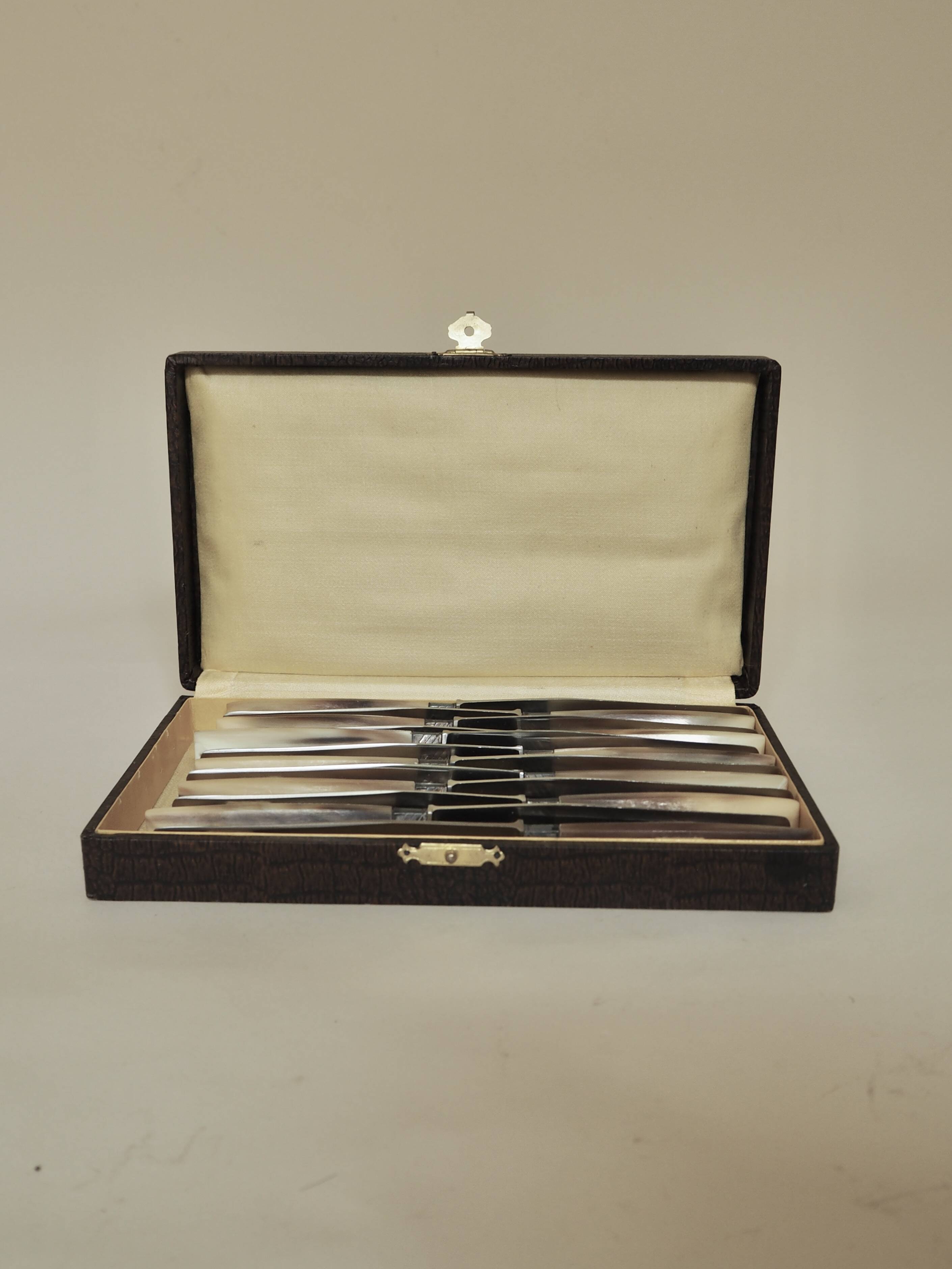 Set of 12 dessert knives Apollonox