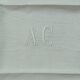 Set of 17 old damasked towels and monogram ac