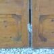 Set of large double old molded cupboard doors
