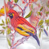 Set of six cups birds 50s