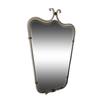 Miroir vintage chromé Art Déco