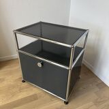 Meuble d’appoint USM Haller en Gris Anthracite