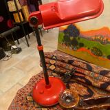 Ceramic lamp design red