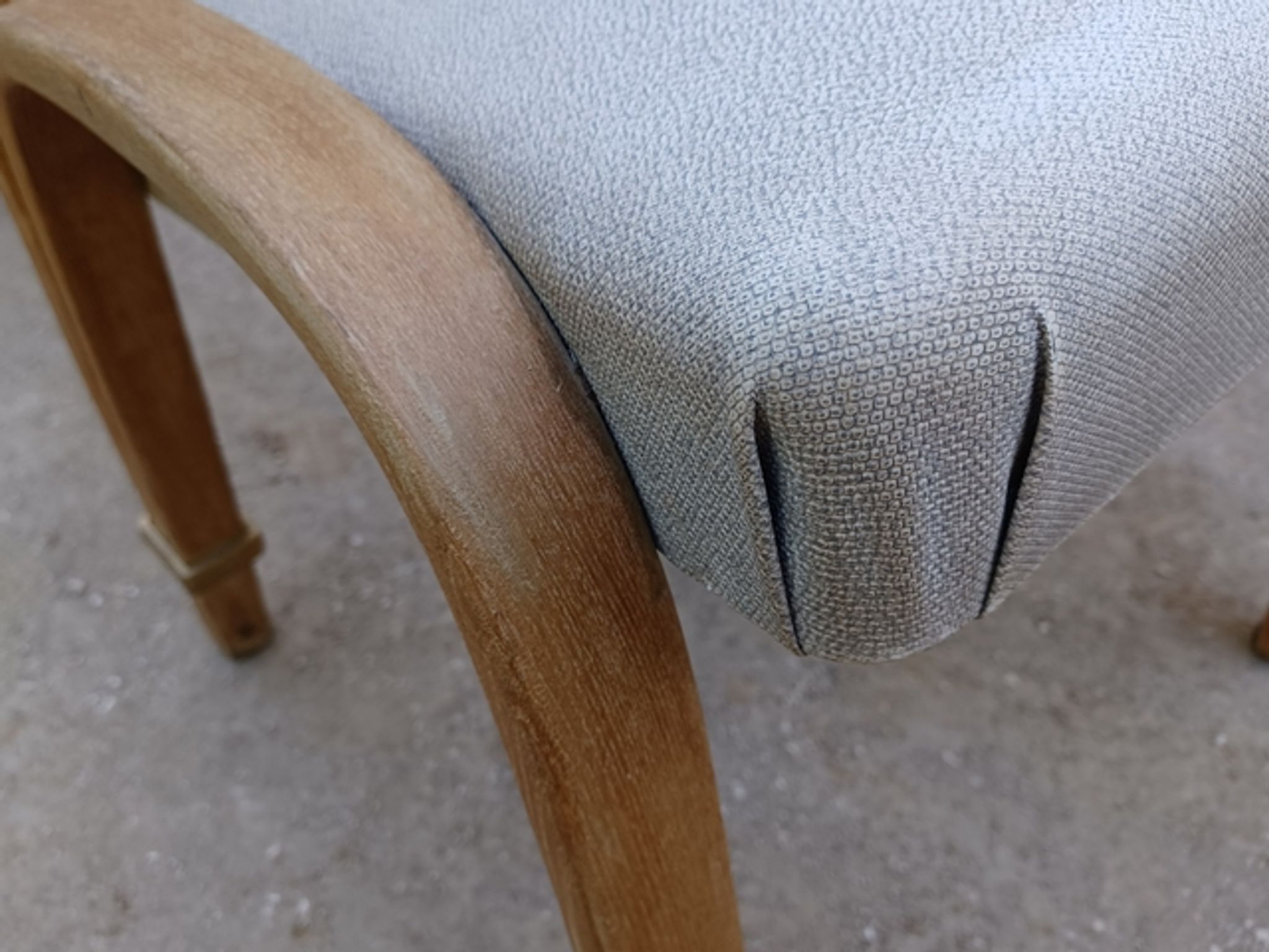 Set of 6 vintage 1950 Steiner Bow wood chairs.