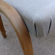Set of 6 vintage 1950 Steiner Bow wood chairs.