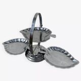 1970s stainless steel aperitif stand