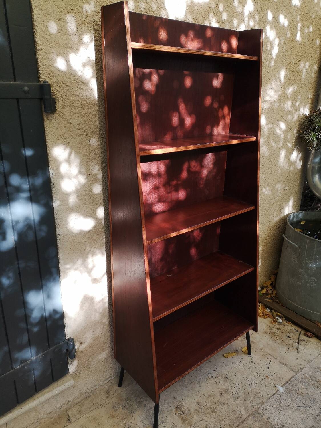 70s bookcase shelf