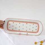 Rectangular porcelain platter from Limoges Bernardaud (41 x 16 cm)