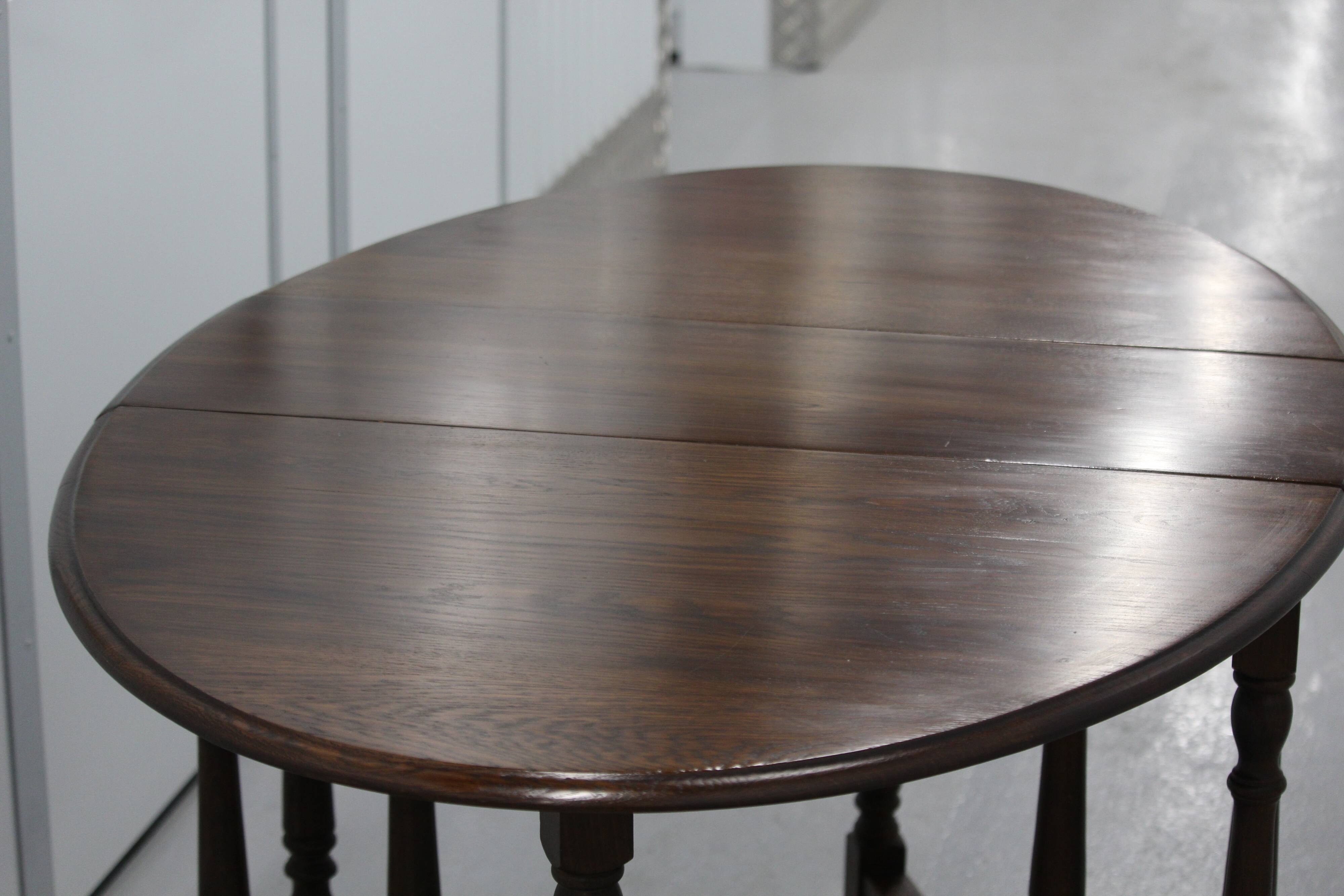 Solid wood folding dining room table