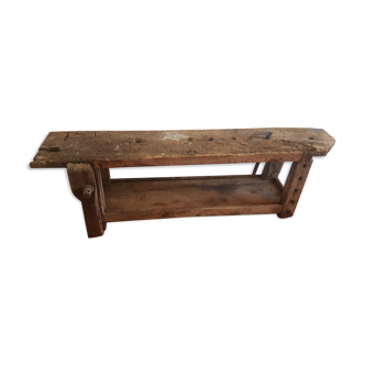 Solid oak console workbench
