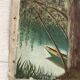 Landscape in oil on canvas signed