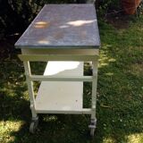 Metal table of rolling workshop