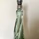 Dark green Val Saint Lambert lamp