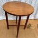 Table d'appoint haute et ronde vintage
