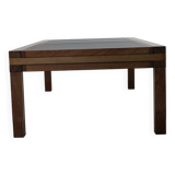 Eighties design coffee table by Bernard Vuarnesson for Bellato