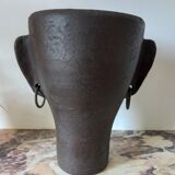 Vintage head/face pot cover