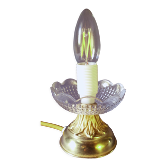 Bohemian crystal table lamp