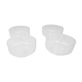 Set of 4 floral pattern cups