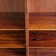 Poul Hundevad scandinavian rosewood bookcase, 1960s