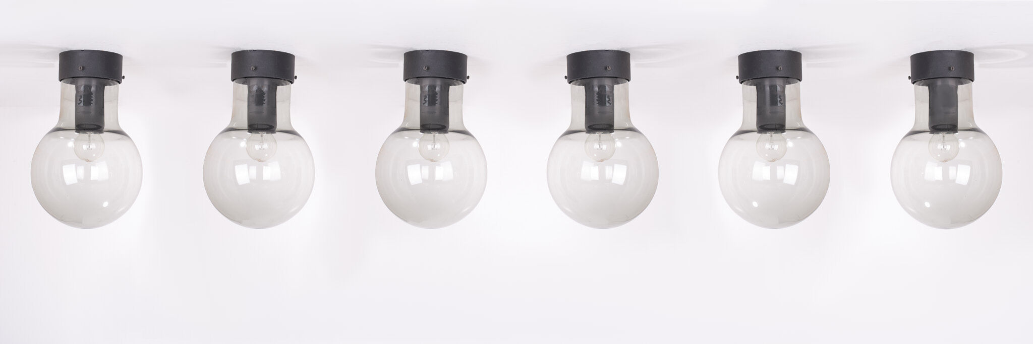 Raak globe outdoor ceiling or wall lamps 1970s